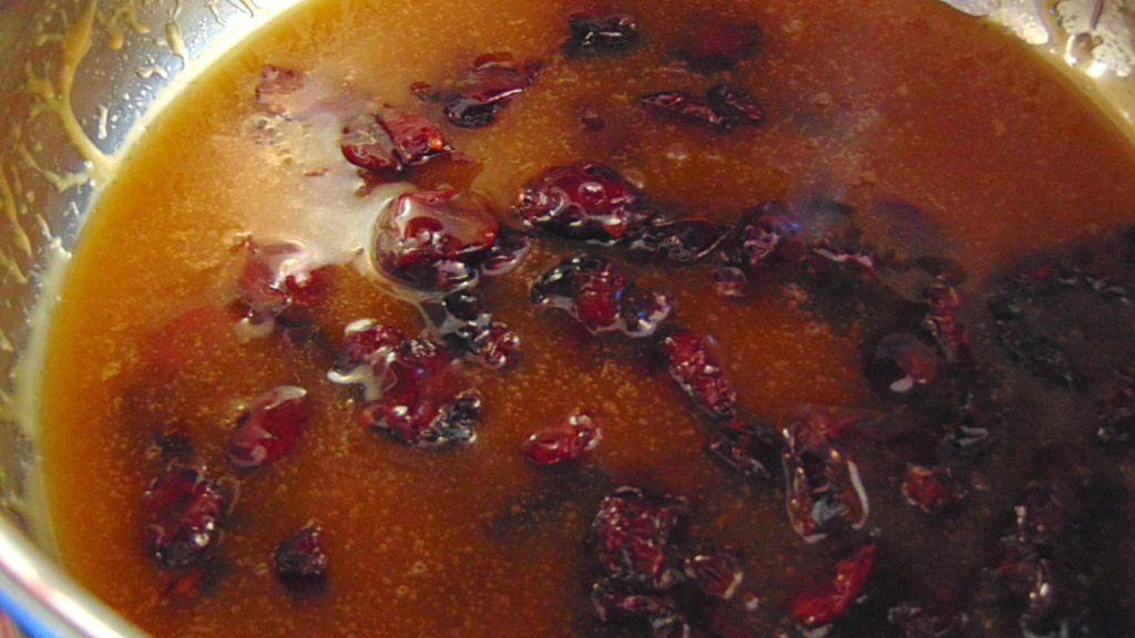 cranberries in syrup