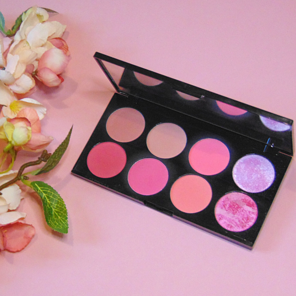 revolution sugar and spice blush palette